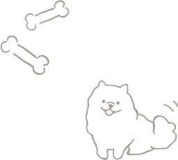 ワンちゃんのイラスト